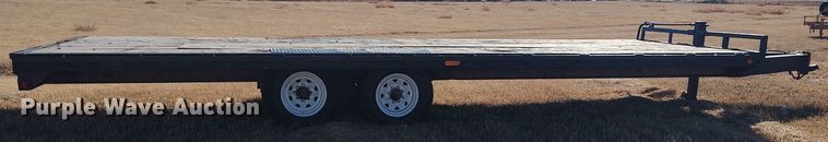image for item LK9352 Shop built  equipment trailer