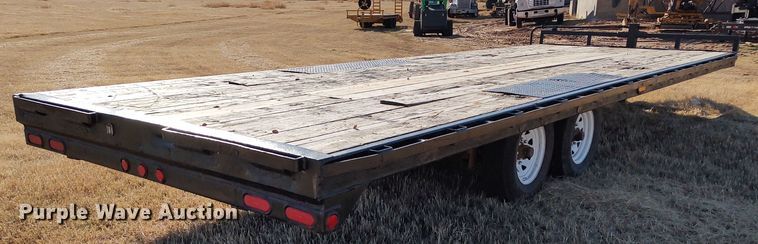 image for item LK9352 Shop built  equipment trailer