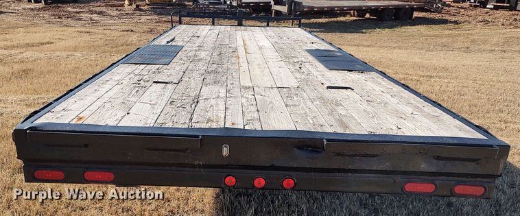 image for item LK9352 Shop built  equipment trailer
