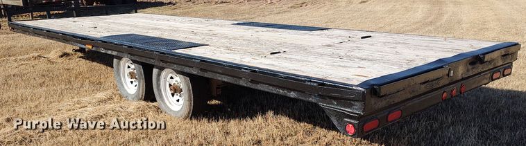 image for item LK9352 Shop built  equipment trailer