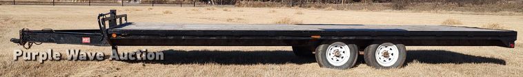 image for item LK9352 Shop built  equipment trailer