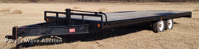 image for item LK9352 Shop built  equipment trailer