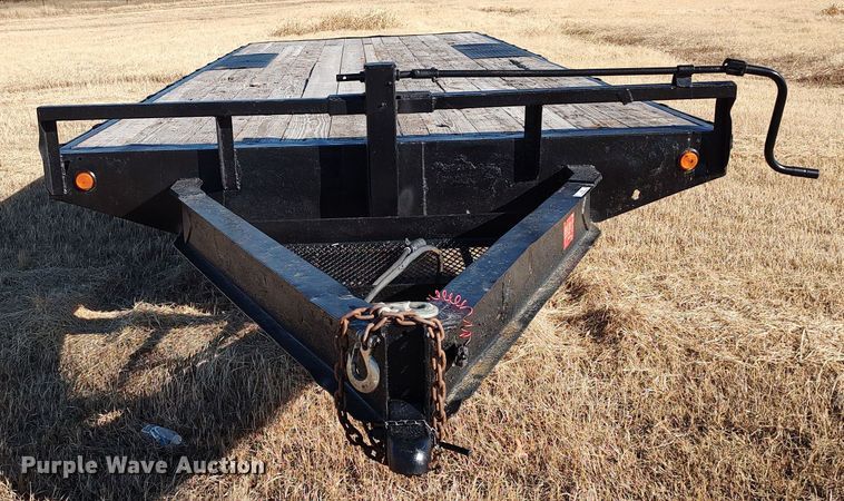image for item LK9352 Shop built  equipment trailer
