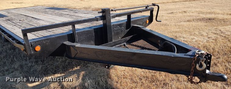 image for item LK9352 Shop built  equipment trailer