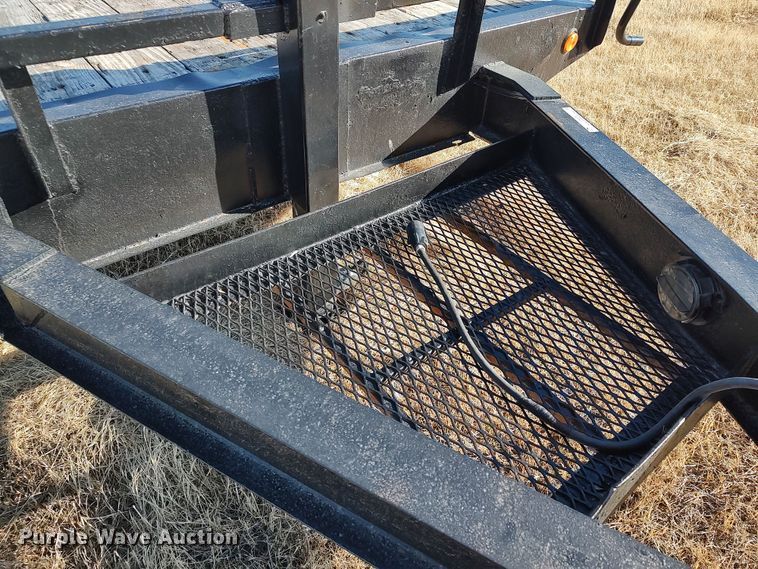 image for item LK9352 Shop built  equipment trailer