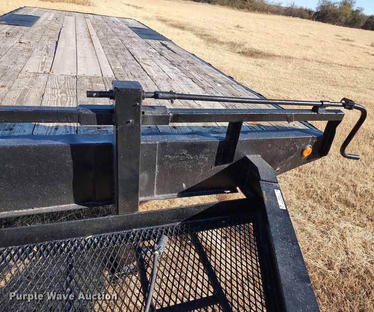 image for item LK9352 Shop built  equipment trailer