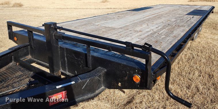image for item LK9352 Shop built  equipment trailer
