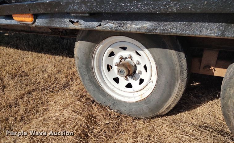 image for item LK9352 Shop built  equipment trailer
