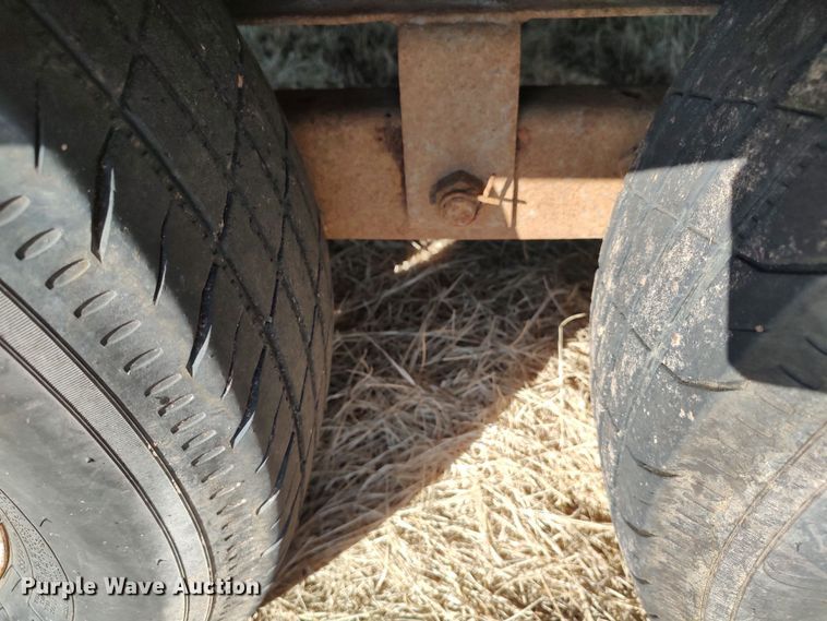 image for item LK9352 Shop built  equipment trailer