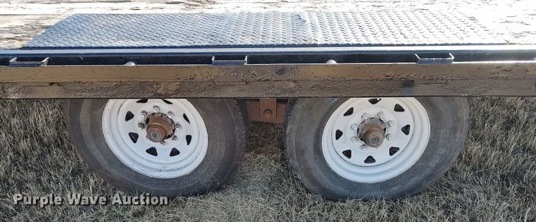 image for item LK9352 Shop built  equipment trailer