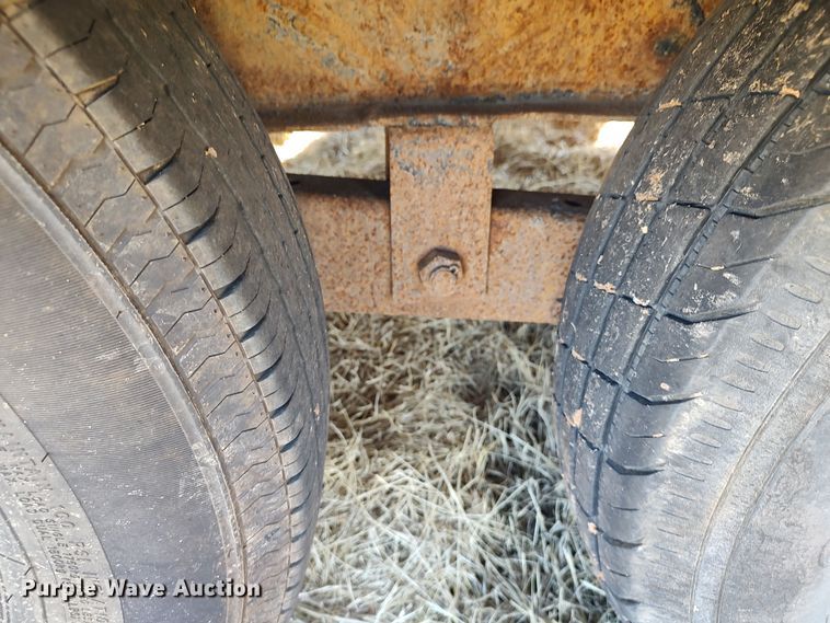image for item LK9352 Shop built  equipment trailer