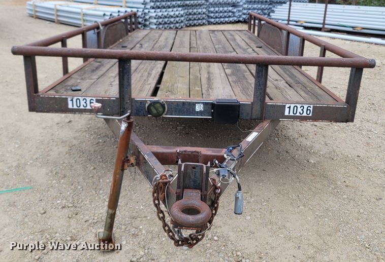 image for item LN9769 2000 Double L  utility trailer