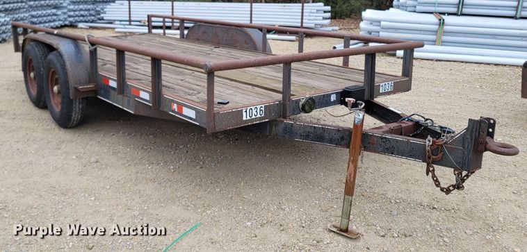 image for item LN9769 2000 Double L  utility trailer