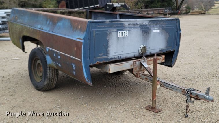 image for item LN9771 1985 Shop built  utility trailer