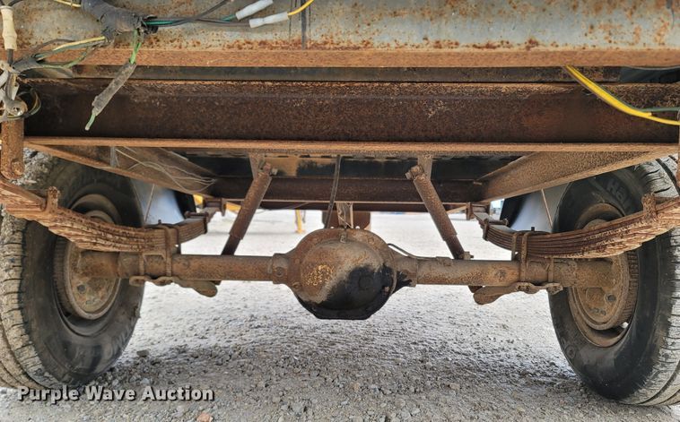 image for item LN9771 1985 Shop built  utility trailer