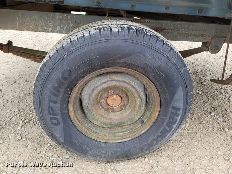 image for item LN9771 1985 Shop built  utility trailer