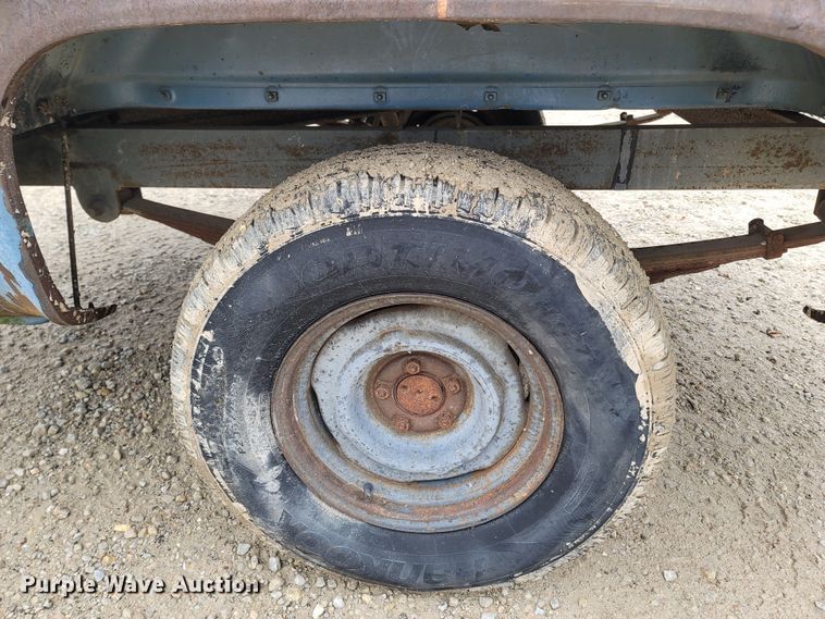 image for item LN9771 1985 Shop built  utility trailer