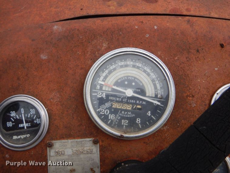 image for item LS9930 1959 Massey Ferguson 50  tractor