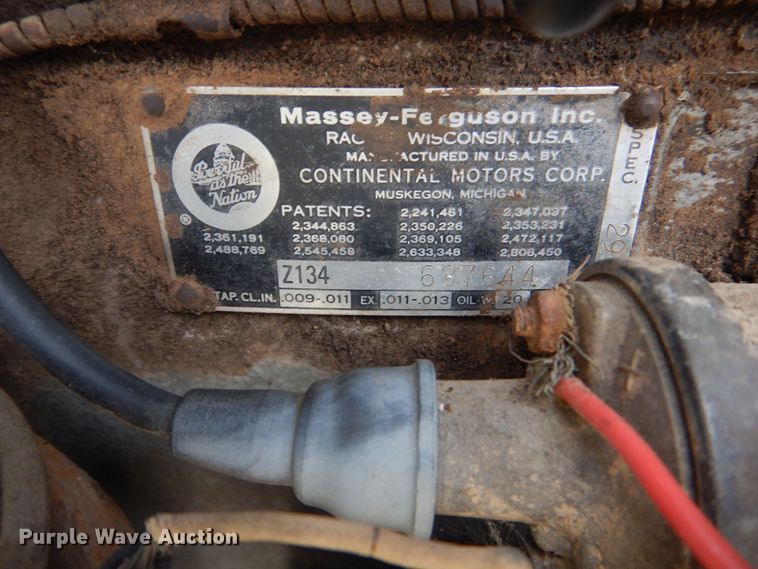 image for item LS9930 1959 Massey Ferguson 50  tractor