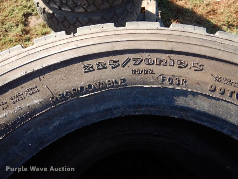 image for item LU9756 (8) Goodyear G124 225/70R19.5 tires