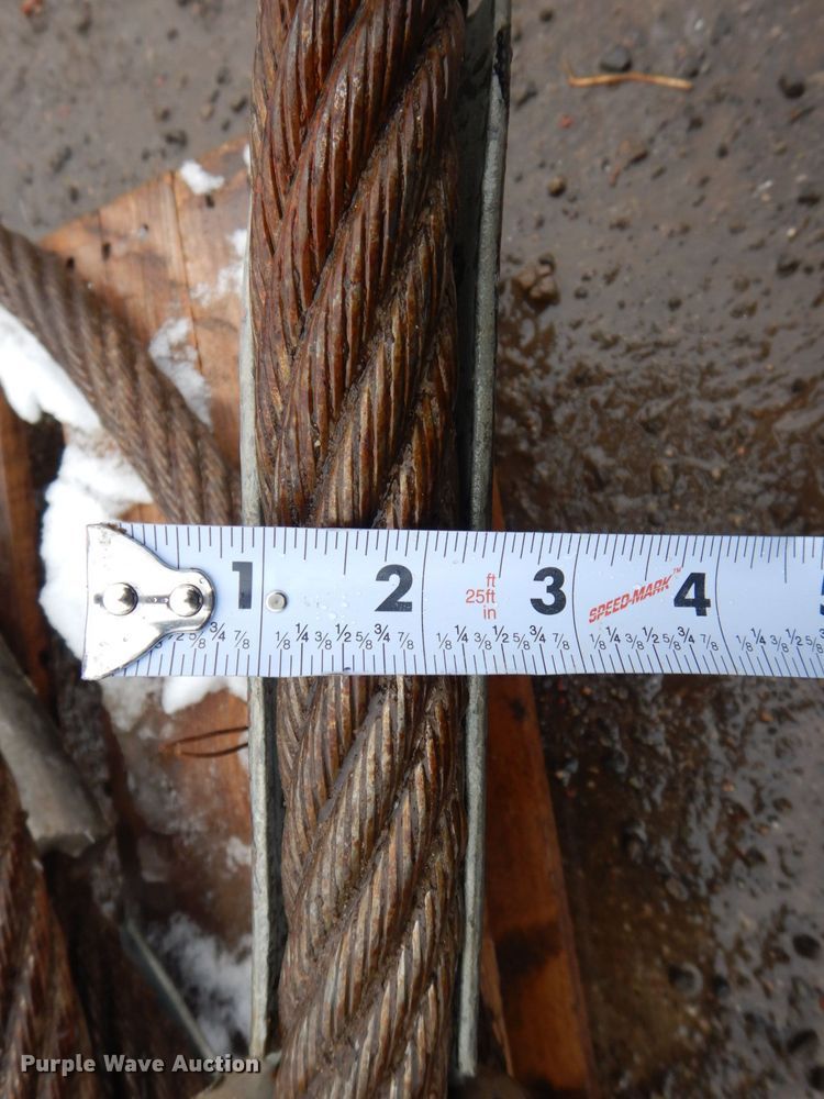 image for item MJ9846 (2) 26'L x 1.25" diameter lifting cables