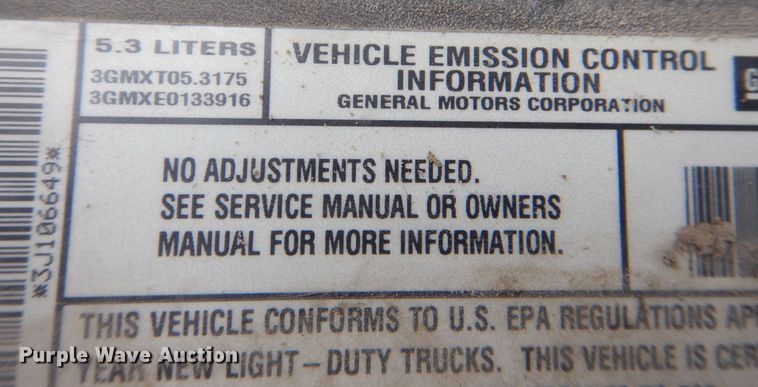 image for item MJ9851 2003 Chevrolet Suburban  SUV