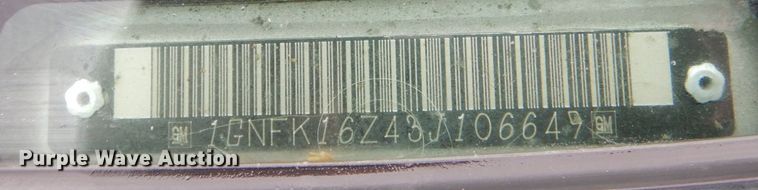 image for item MJ9851 2003 Chevrolet Suburban  SUV