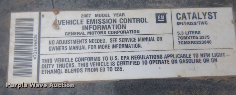 image for item MT9797 2007  Chevrolet Suburban  SUV