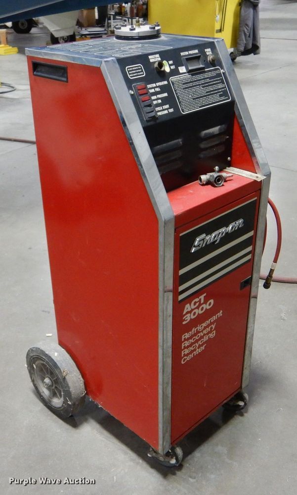 image for item MT9807 Snap-on ACT3000  refrigerant recovery recycling center