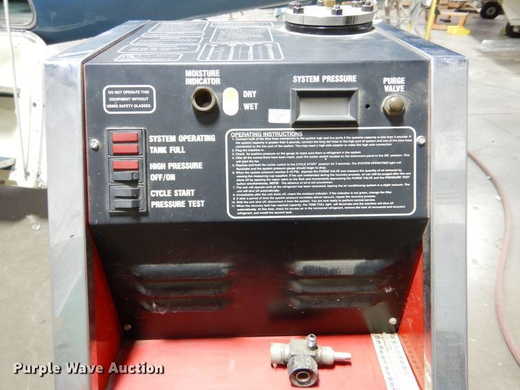 image for item MT9807 Snap-on ACT3000  refrigerant recovery recycling center