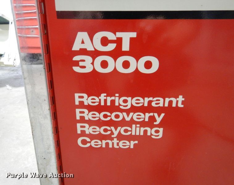 image for item MT9807 Snap-on ACT3000  refrigerant recovery recycling center