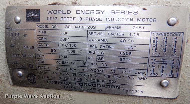 image for item MT9809 Dresser 550A  air compressor