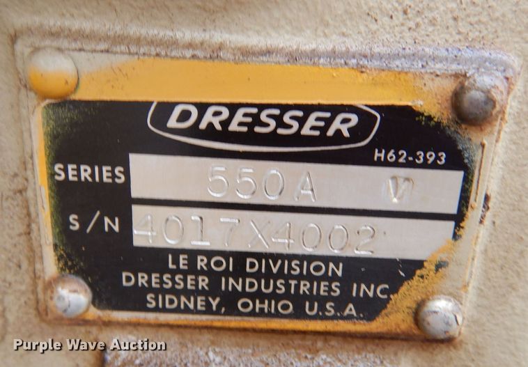 image for item MT9809 Dresser 550A  air compressor