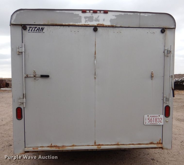 image for item MT9823 2011 Titan GN-140-8-22  enclosed cargo trailer