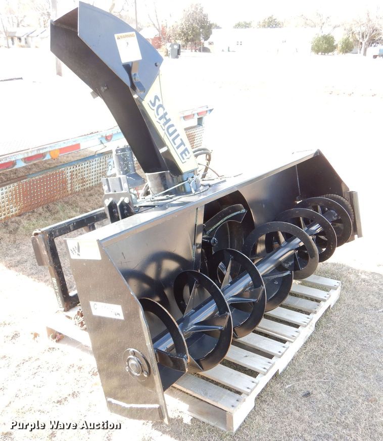 Schulte 7400 skid steer snow blower in Hoisington, KS Item MT9838