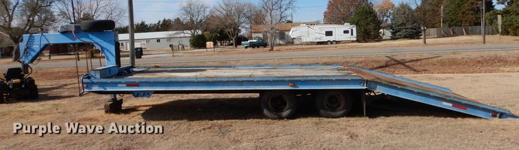 image for item MT9839 1986 Trail King TK20H-280  equipment trailer