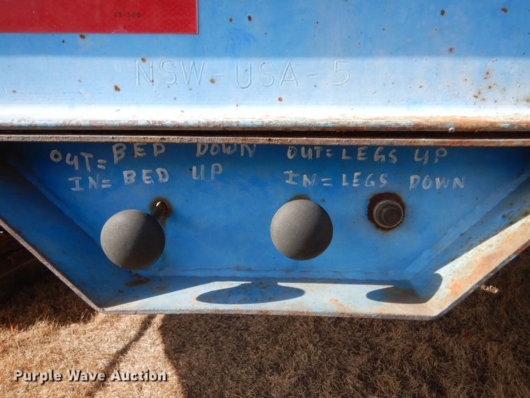 image for item MT9839 1986 Trail King TK20H-280  equipment trailer