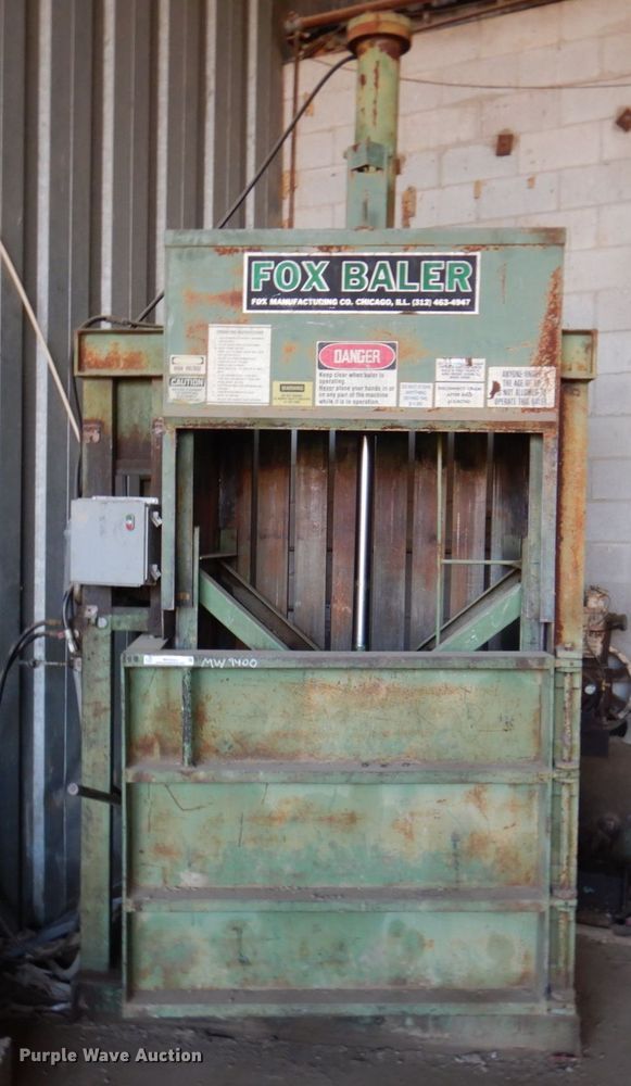 image for item MW9400 Fox Baler  cardboard baler