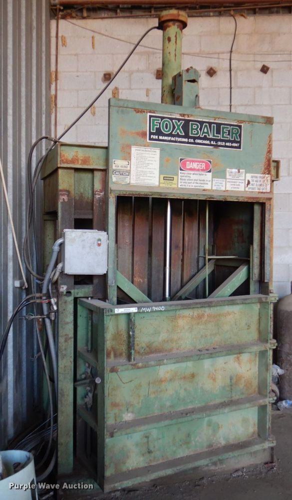 image for item MW9400 Fox Baler  cardboard baler