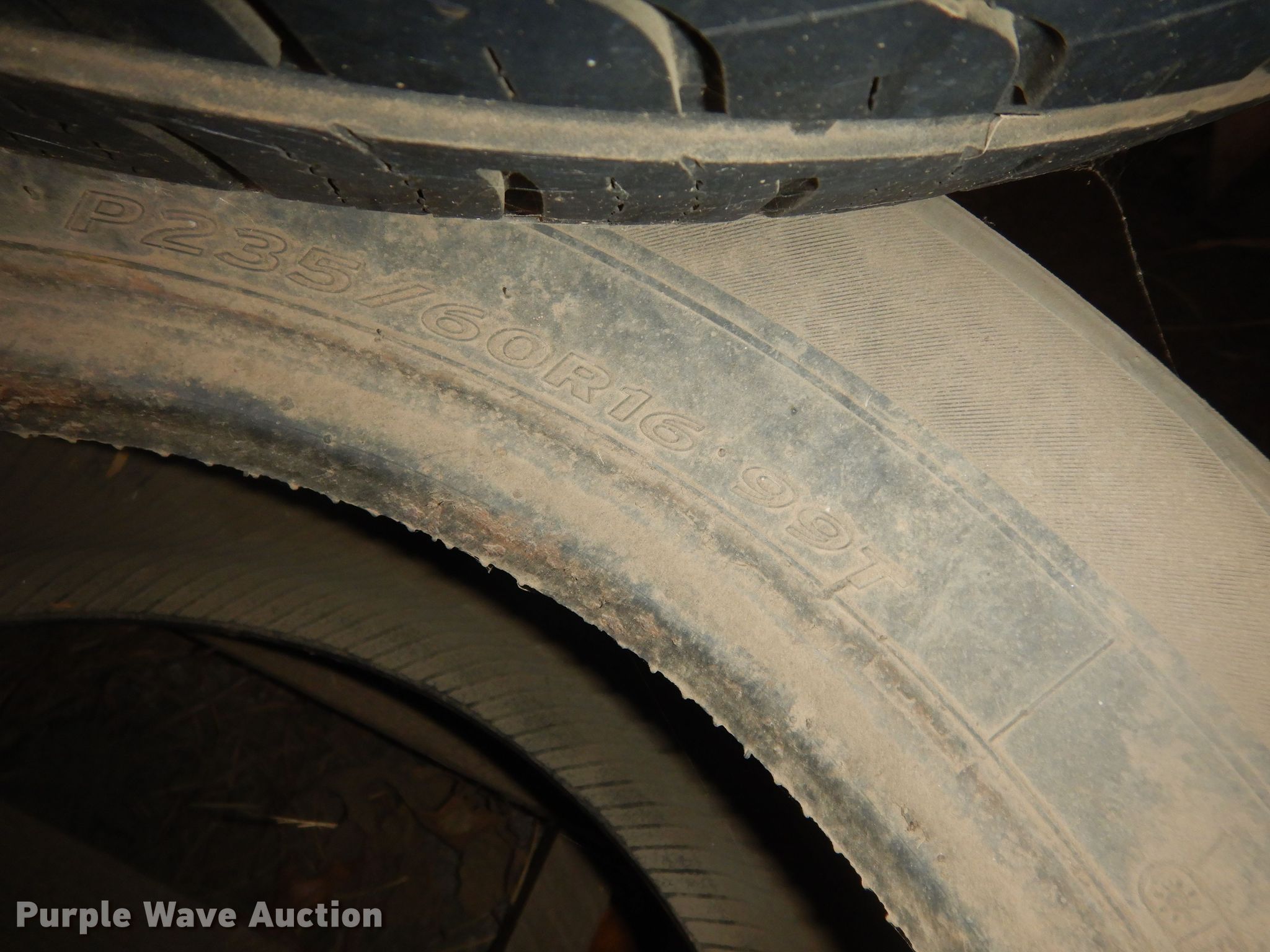 (8) tires in Topeka, KS Item LG9911 sold Purple Wave