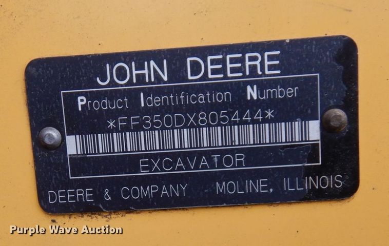 image for item AF9445 2006 John Deere 350D LC  excavator