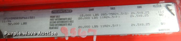 image for item AF9469 1995 Freightliner FLD  water truck