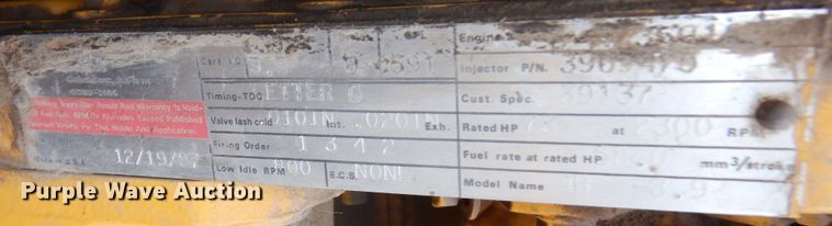 image for item DF8239 1988 Bomag BW12R  pneumatic roller