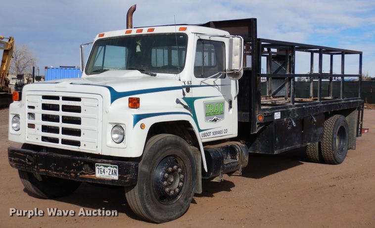 image for item DF8242 1984 International 1954  flatbed truck