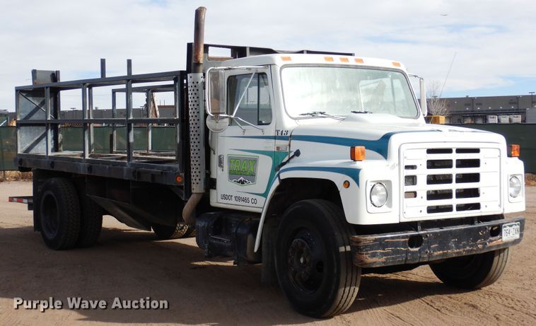 image for item DF8242 1984 International 1954  flatbed truck