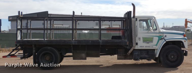 image for item DF8242 1984 International 1954  flatbed truck