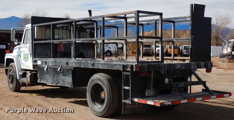 image for item DF8242 1984 International 1954  flatbed truck