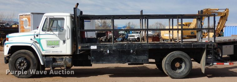 image for item DF8242 1984 International 1954  flatbed truck