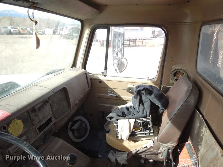 image for item DF8242 1984 International 1954  flatbed truck