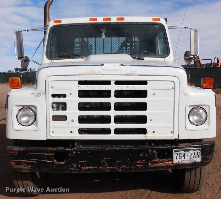 image for item DF8242 1984 International 1954  flatbed truck